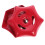 6Pcs Red Iron Spigot Handle Durable Valve Replacement Wheel 1