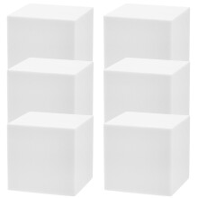 18Pcs Foam Cube Craft Blocks Grey for DIY Painting and Model Making