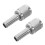 6Sets Alloy Keg Conversion Kit Ball Lock Adapter Silver 3