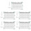 5Sets Acrylic Hanging Memo Boards Transparent Note Boards for Students 8