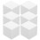 18Pcs Foam Cube Craft Blocks Grey for DIY Painting and Model Making 3