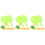 3Sets ABS Table Tennis Exercising Kit Kids Interactive Hanging Toy 6