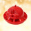 4Pcs Red Automatic Chicken Drinker Poultry Water Cups for Quail Birds 3