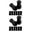 16Pcs Vertical Blind Pull Cord Knobs Black PVC Replacement Cord Ends 6