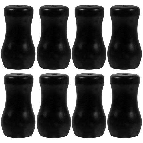 16Pcs Vertical Blind Pull Cord Knobs Black PVC Replacement Cord Ends