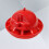 4Pcs Red Automatic Chicken Drinker Poultry Water Cups for Quail Birds 4