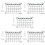 5Sets Acrylic Hanging Memo Boards Transparent Note Boards for Students 10