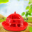 4Pcs Red Automatic Chicken Drinker Poultry Water Cups for Quail Birds 6