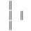 8Pcs Solid Wood Replacement Bed Slats Black for Mattress Support Frame 9