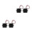 4Pcs Compact Mini Speaker 5W 4Ohm Full-Range Bass Treble Sound System 7