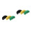 6Pcs Easy-Use Rubber Violin Mute Assorted Colors for Practice 6