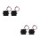 4Pcs Compact Mini Speaker 5W 4Ohm Full-Range Bass Treble Sound System 4