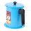 2Pcs Blue Iron Oil Container Kitchen Strainer Pot Storage 1