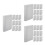 30Pcs Mini Canvas Frames White Cotton Canvas Small Stretched Panels 4