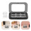 3Sets Travel-Friendly Empty Eyeshadow Palette with Magnetic Closure 9