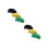 6Pcs Easy-Use Rubber Violin Mute Assorted Colors for Practice 8