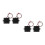 4Pcs Compact Mini Speaker 5W 4Ohm Full-Range Bass Treble Sound System 6