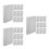 30Pcs Mini Canvas Frames White Cotton Canvas Small Stretched Panels 3