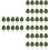4Pcs Plastic Green Model Trees for Scenery and Architectural Display 8