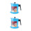 2Pcs Blue Iron Oil Container Kitchen Strainer Pot Storage 4
