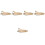 5Pcs Wear-Resistant Guitar Straps Adjustable Yellow Belts 6