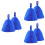 6Pcs Blue Wool Sauna Hats Practical Bath Accessories for Sauna Use 5