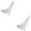 2Pcs Grey Plastic Simulation Whale Model Realistic Marine Animal Decor 7