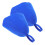 6Pcs Blue Wool Sauna Hats Practical Bath Accessories for Sauna Use 1