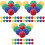 144Pcs Colored Plastic Balls Kids Game Toys Safe Replacement Marbles 3