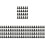 200Pcs Black Plastic Iron Shutter Repair Pins Home Replacement 3