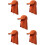 5Pcs Multi-Function Brown Sun Hat Neck Shade for Outdoor Activities 5