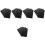 50Pcs Black Foam Board Sheets PVC Core for School Projects and Crafts 4