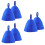 6Pcs Blue Wool Sauna Hats Practical Bath Accessories for Sauna Use 6