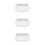 3Pcs White One-Piece Durable Lens Washing Tray Multi-Function Storage 9