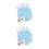 2Sets Hedgehog Patchwork Needle Cushion with Dressmaker Flat Head Pins 9