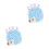 2Sets Hedgehog Patchwork Needle Cushion with Dressmaker Flat Head Pins 5