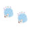 2Sets Hedgehog Patchwork Needle Cushion with Dressmaker Flat Head Pins 4