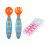 3Sets Baby Feeding Spoon Fork Set Durable PP Material for Infant Use 8