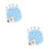 2Sets Hedgehog Patchwork Needle Cushion with Dressmaker Flat Head Pins 7