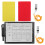 4Sets Referee Accessory Kit Soccer Cards Metal Whistles Notepad Pen 3