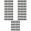 200Pcs Black Plastic Iron Shutter Repair Pins Home Replacement 5