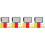 4Sets Referee Accessory Kit Soccer Cards Metal Whistles Notepad Pen 6