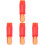 4Pcs Portable Red Plastic Alto Saxophone Replacement Mouthpiece Set 2