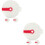 6Pcs PP Silicone Mixing Bowl Splash Guard Lid Multi Color Kitchen Use 8