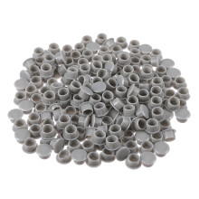 1200Pcs Light Grey Plastic Hole Plugs Cabinet Shelf Drill Hole Covers