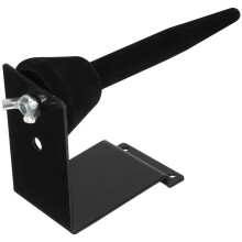 3Pcs Black Flute Wall Holder Durable Iron Saxophone Stand for Storage