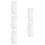 5Pcs Acrylic Wall Sign Holders for Office Clear Replaceable Plates 6