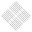 1200Pcs Light Grey Plastic Hole Plugs Cabinet Shelf Drill Hole Covers 4