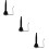 3Pcs Black Flute Wall Holder Durable Iron Saxophone Stand for Storage 10