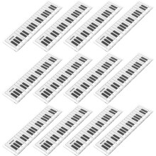 60Pcs Kids Plastic Rulers Music Design Clear Measuring Tool for School